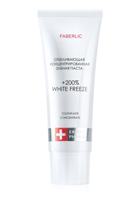 Концентрированная отбеливающая зубная паста White Freeze